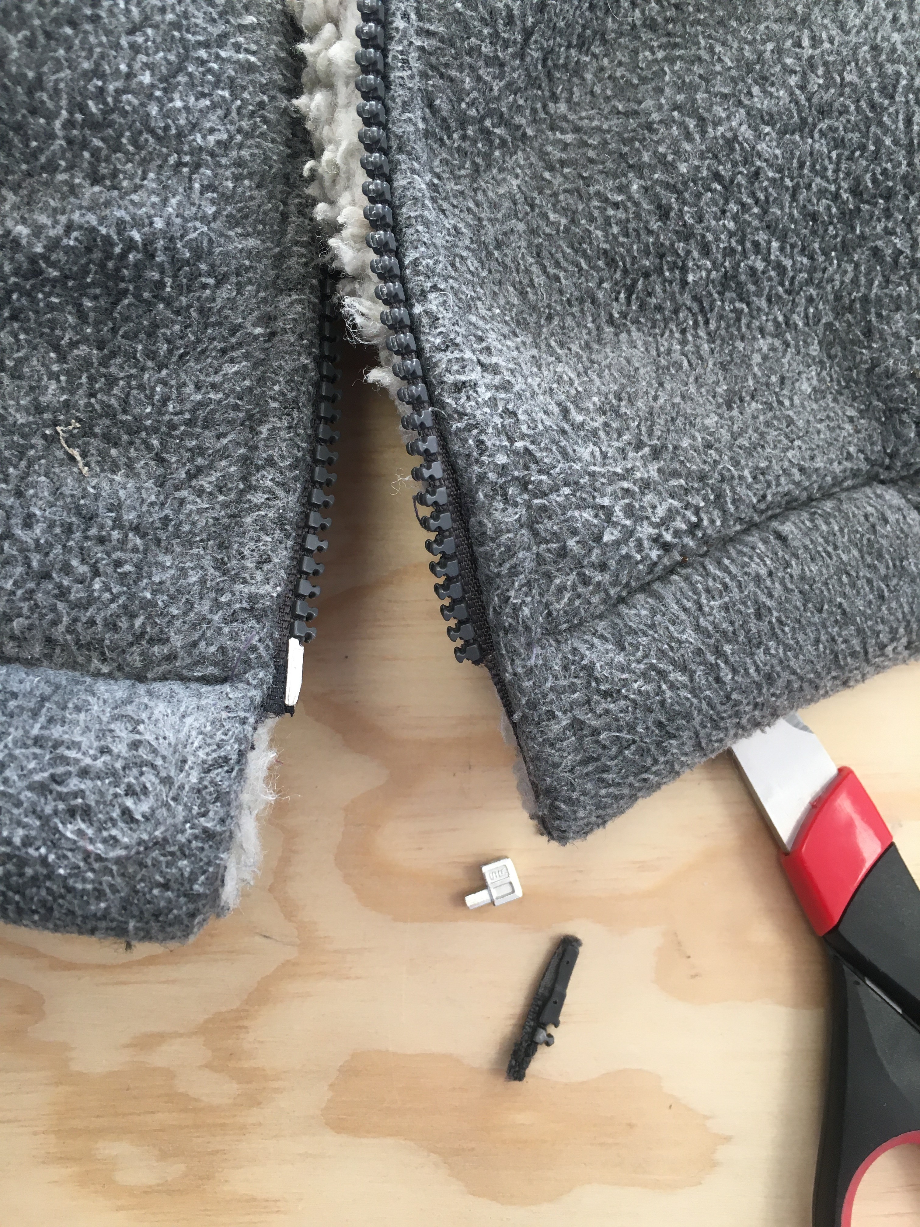 repaired closure